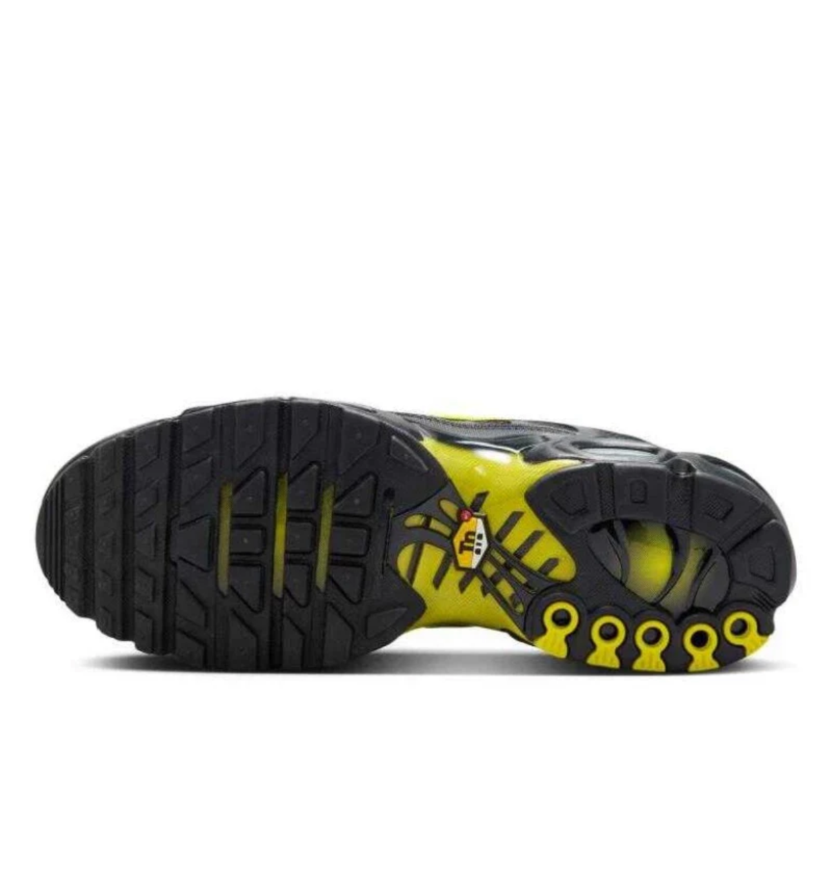NIKE AIR MAX PLUS BLACK OPTI YELLOW