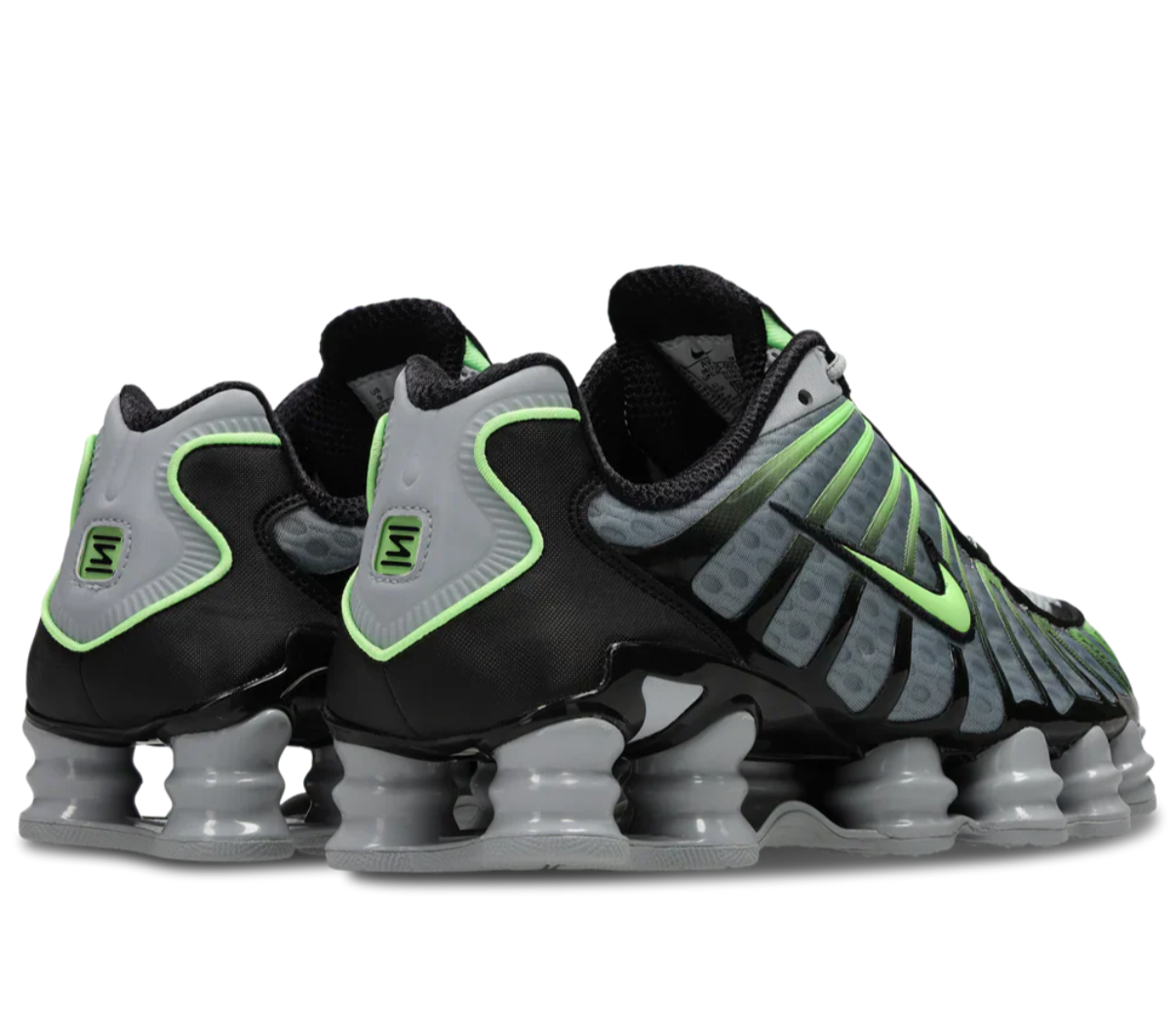 NIKE SHOX TL WOLF GREY/LIME BLAST