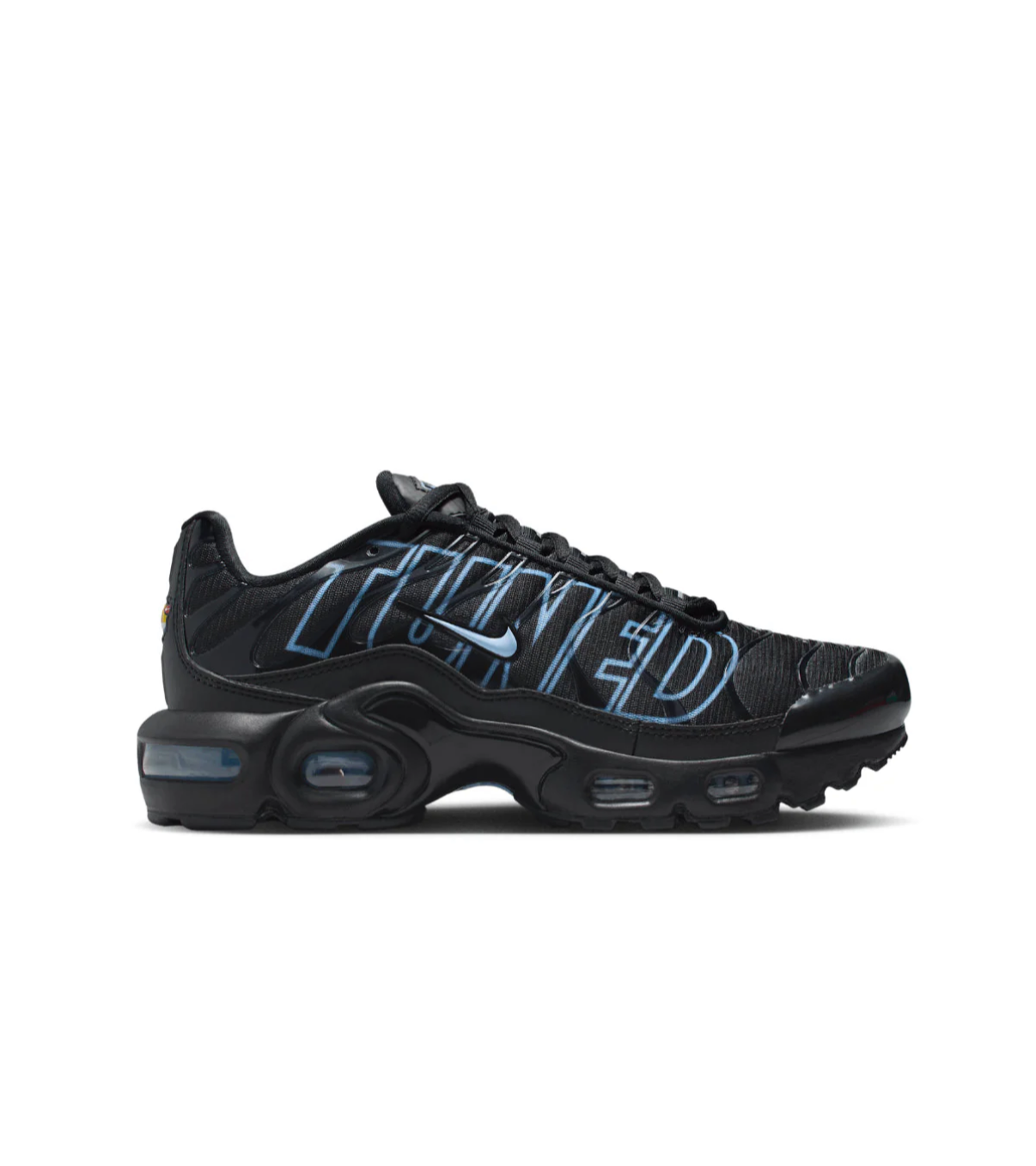 NIKE AIR MAX PLUS
"TUNED" BLACK ICE
BLUE